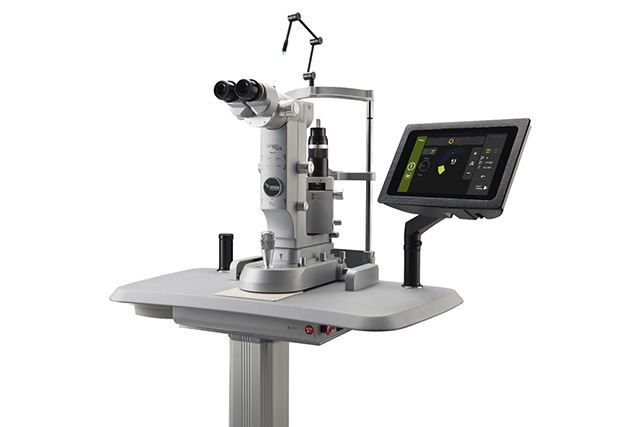 レーザー治療（SLT：選択的レーザー線維柱帯形成術）の機器