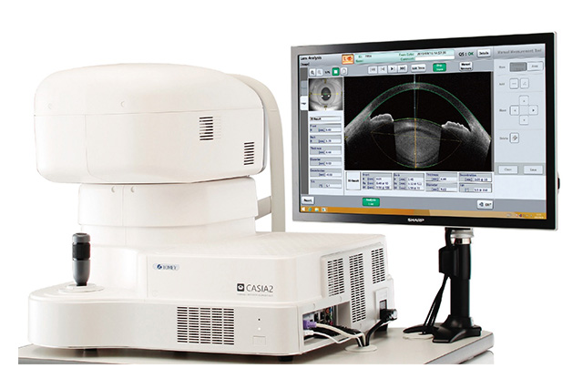 角膜内皮移植後の断面図
